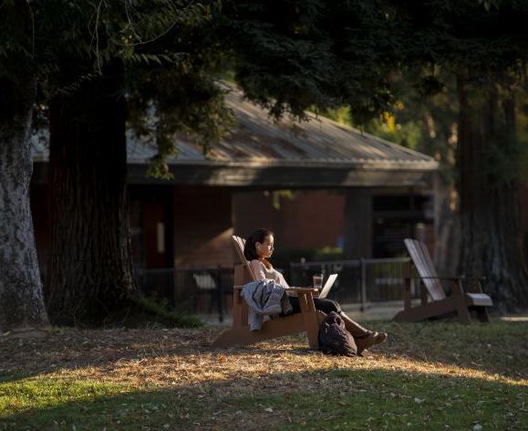 reading in the quad